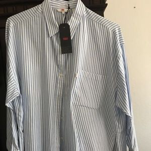 Levi’s lightweight stripped button down